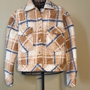 RD Style Plaid Teddy Jacket